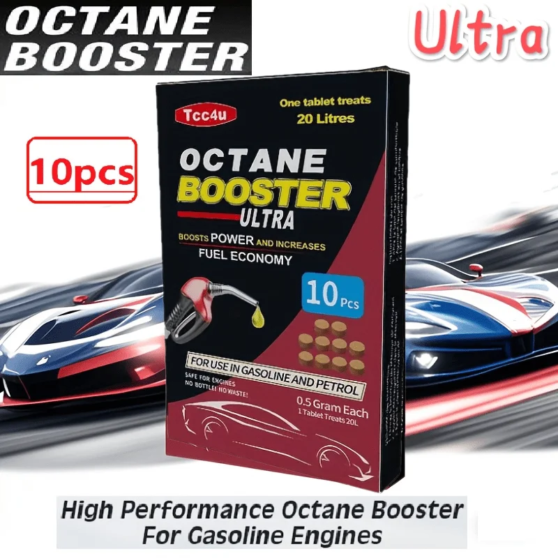 Octane Booster ULTRA For Petrol Maximise Strength Power Faster Acceleration Dissolving Knocks Pins Hesitations