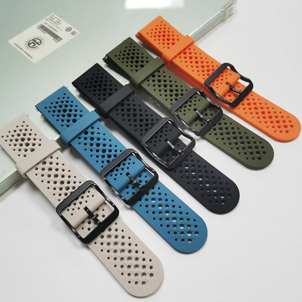 Silicone Sports Breathable Strap - 20mm/22mm