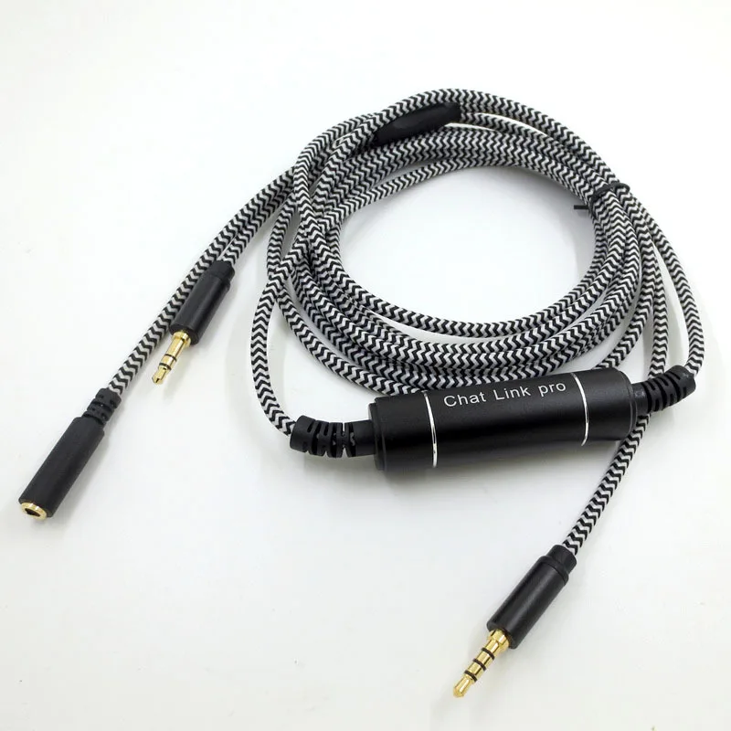 260cm Chat Link Audio Adapter Cable with in-line Isolator for Elgato HD60 S+ HD60 Pro Capture Card Replacement Line for NS PS5