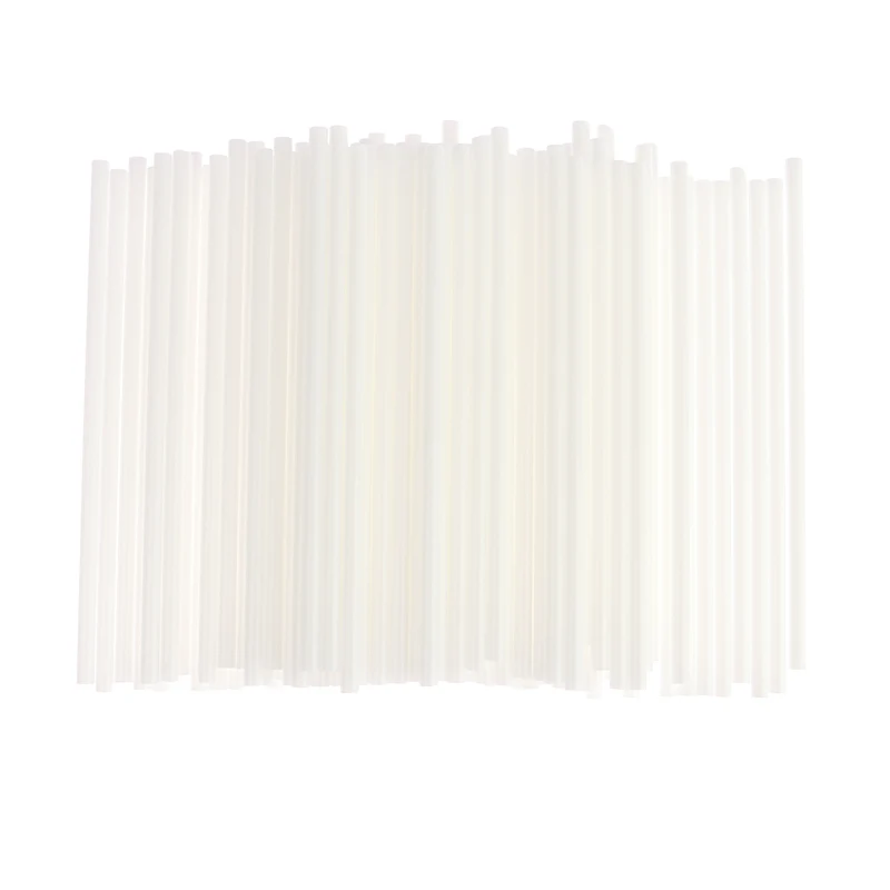 Lollipop Sticks 100Pcs 8/10/12/15cm White PP Solid Core Lollipop Sticks