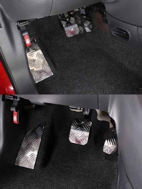 Aluminiumlegierung Auto Anti-Rutsch-Pedal Zubehör für Fiat 500