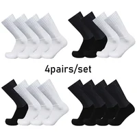 Aero couleur Pure cyclisme 4 paires/ensemble chaussettes de sport Silicone anti-dérapant Pro course vélo chaussettes été Cool Calcetines Ciclismo 1