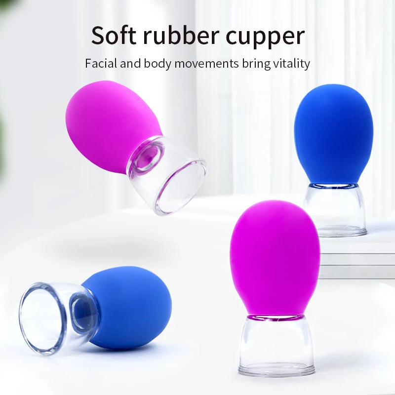Vacuum Cupping Glass Jar Cellulite Massager For Face Acupuncture Hijama Suction Cup Slimming Fat Burning Health Care Face Sucker Vacuum Cupping Sets Vacuum Cupping Glass Facial Massager Cellulite Massager Roller Massage Tool