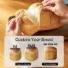 Bread Maker, [20-IN-1 & 2LB] Smallest Bread Machine Metal Material & Nonstick Ceramic Pan & Low Noise Bread Maker Machin 5