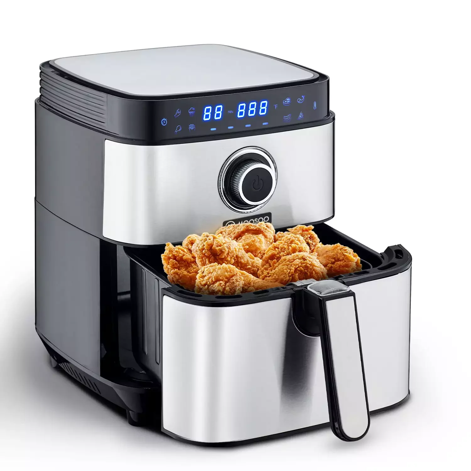 Air Fryer 5.2Qt Air Fryer, Touchscreen Control Panel, 8 Preset Modes
