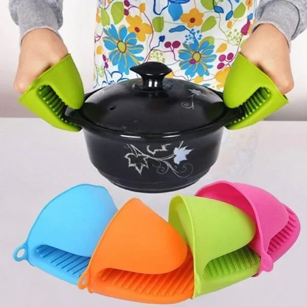 Oven Gloves Silicone Heat Resistant Cooking Pinch Mitts Potholder for Kitchen Cooking & Baking silicone oven mitts kitchen gloves silicone oven gloves