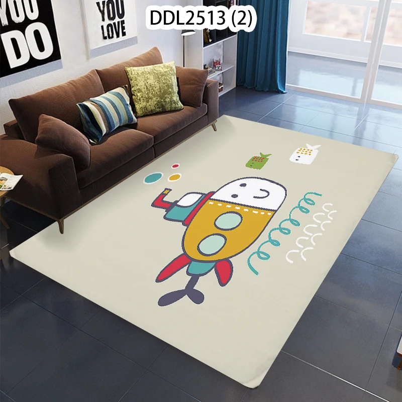 

Cartoon fish submarine large area rug for living room home carpets for bed room rugs for bedroom 3d carpet Bathroom Decor Carpet