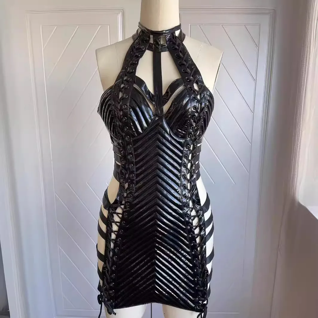 chinese dress ladies Amazon.com: MMWMJWMB Women's Shiny Metallic Leather Dress, PU Leather Dress  with Zipper, Stretch Bodycon Mini Dress Sexy Wetlook Clubwear : Clothing,  Shoes & Jewelry main image 1