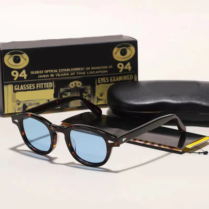 Johnny Depp Night Vision Sunglasses Polarized Acetate Frame Man Woman