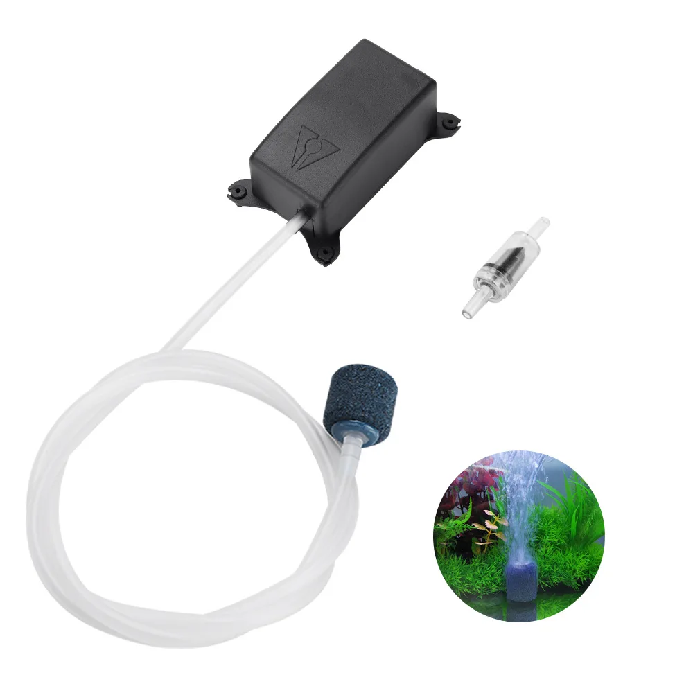 Mini Aquarium air pump Fish Tank Single Hole Silent Oxygen With Sufficient Gas Volume