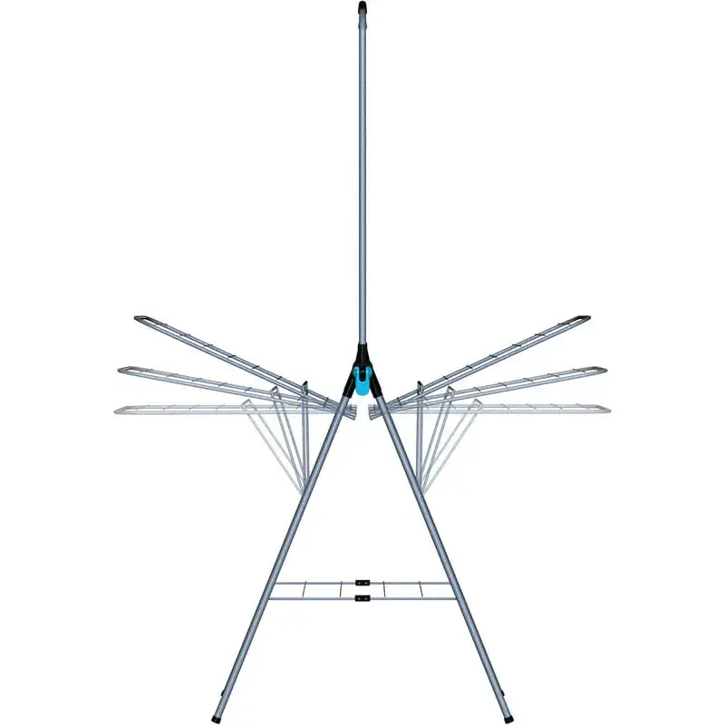 

Homecare X-Wing Plus Metal Clothes Drying Rack, Silver And Black