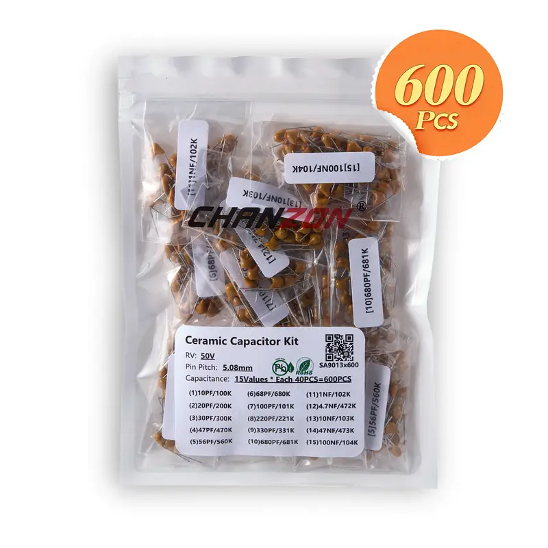New Ceramic Capacitors Monolithic Chip Capacitor 10PF 22PF 100PF to 1UF 10UF Electronic Components Circuit Pack 2026 - Image 7