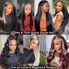 HD Lace Frontal Wig 13x6 13x4 Lace Front Human Hair Wigs Lemoda Remy Wig For Women 34 32 Inch Straight Transparent Lace Wig 5