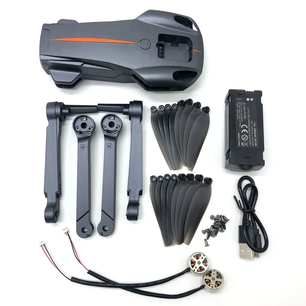 K911 MAX GPS RC Drone Quadcopter Spare Kit Body Shell Motors Engines Arm Propeller Blades