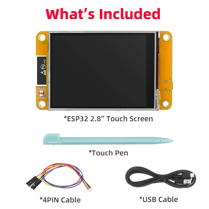 polegada smart display para arduino lvgl wifi bluetooth tela lcd tft módulo com toque wroom