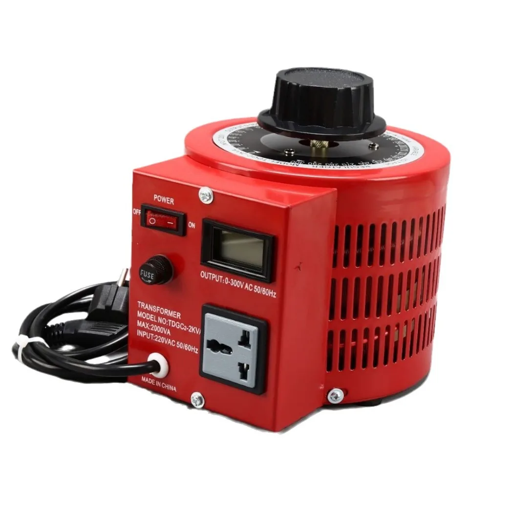 APS 단상 AC 전압 조정기 220V 접촉식 0-300V AC 전원 공급 장치 안정기 (영국/EU/미국 표준)