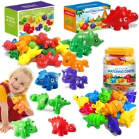 Montessori Children's Ice Cream Dinosaur unicorn Letter Matching Toys Toddler Learning Toys Child Development Games 1