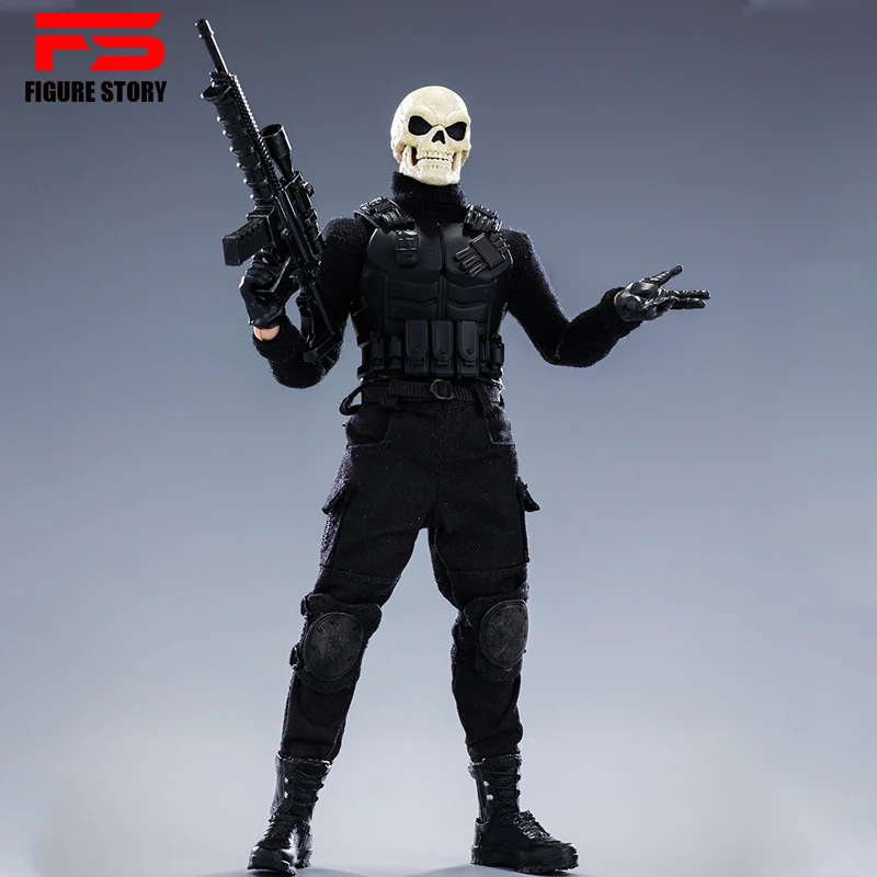 

DLZ.TOYS масштаб 1/12 Мужской Скелет солдат 6 дюймов экшн-фигурка