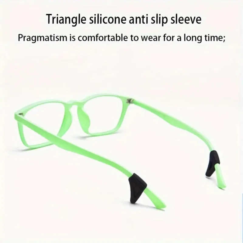 7 Pairs of Glasses Ear Clips, Sports Ear Hooks, Silicone Anti Slip, Comfortable and Safe, Temple Tip Sleeve Fixing Bracket