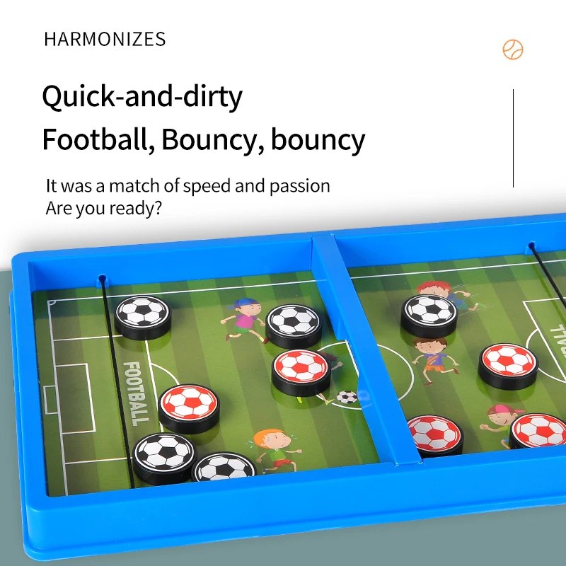 Table Football Board Game For Family Party Tabletop Soccer Play Ball Toys Kids Boys Sport Outdoor Portable Interactive Toys 5