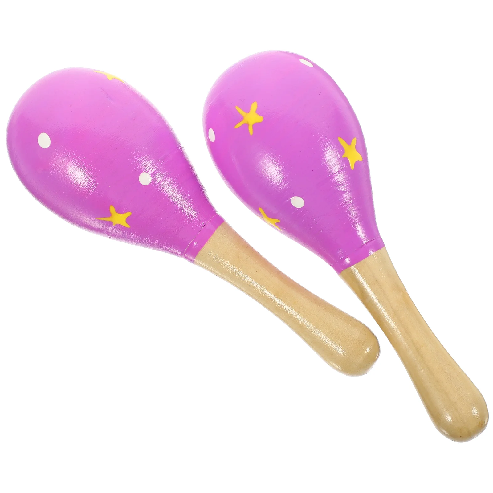 Wooden Maraca Kids Maracas Childrens Toys Musical Instruments Toddler Educational Shaker musical rattles