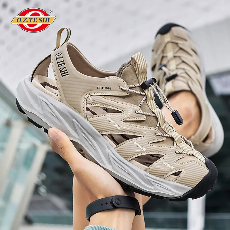 Aqua Shoes Neoprene Water Booties O.Z.TESHI men wading shoes water shoes upstream walking breathable fishing beach Sandals outdoor hiking ariver tracing