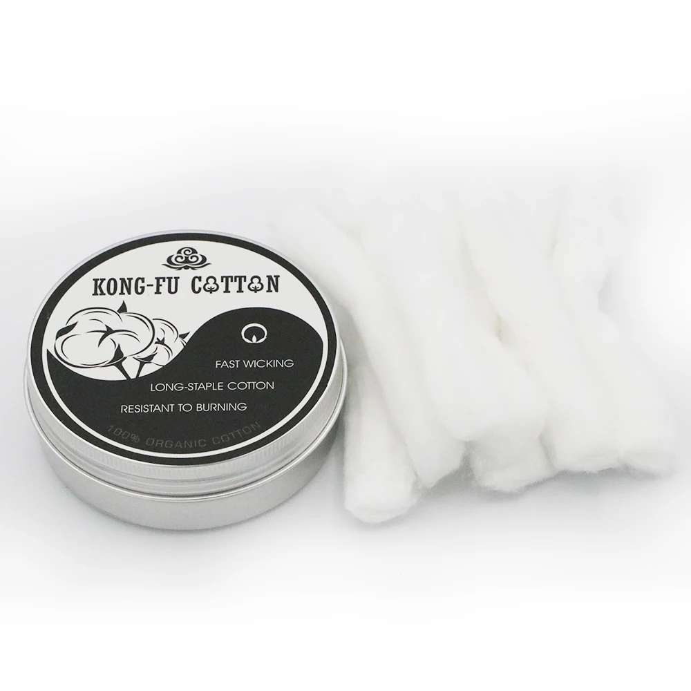 NK 2 x Kong-Fu Cotton Long Fiber Organic Natural Japan Cotton Wick Tasteless 5