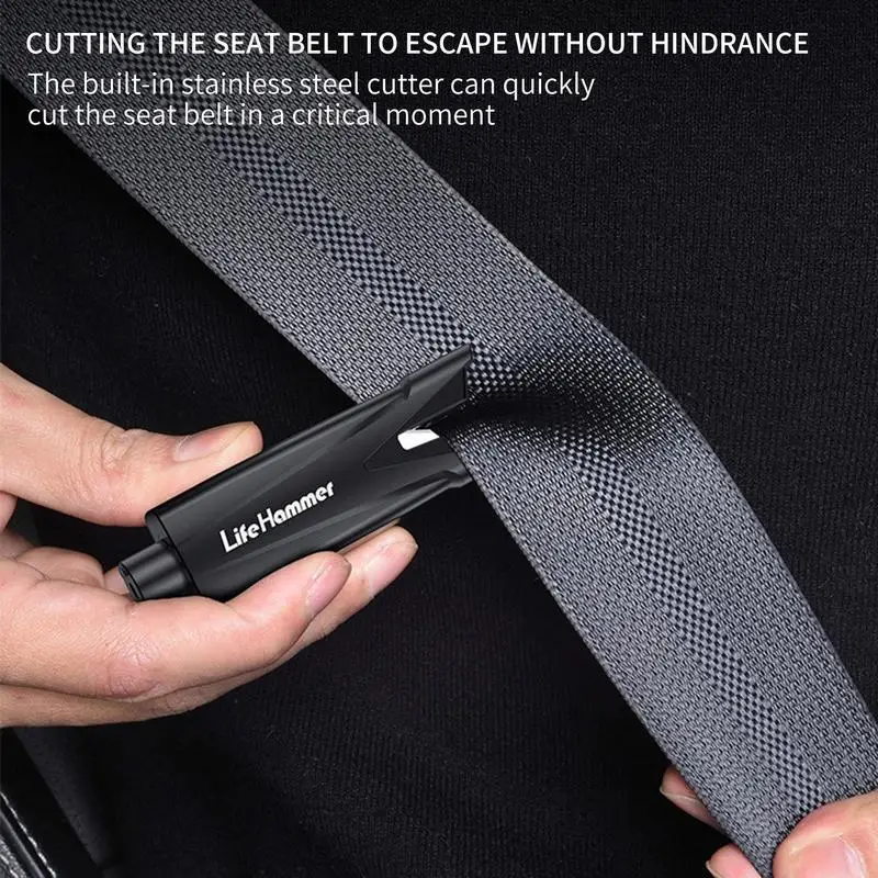 Car Emergency Hammer Safety Escape Rescue Window Glass Breaker Seat Belt Cutter Portable Keychain Tools