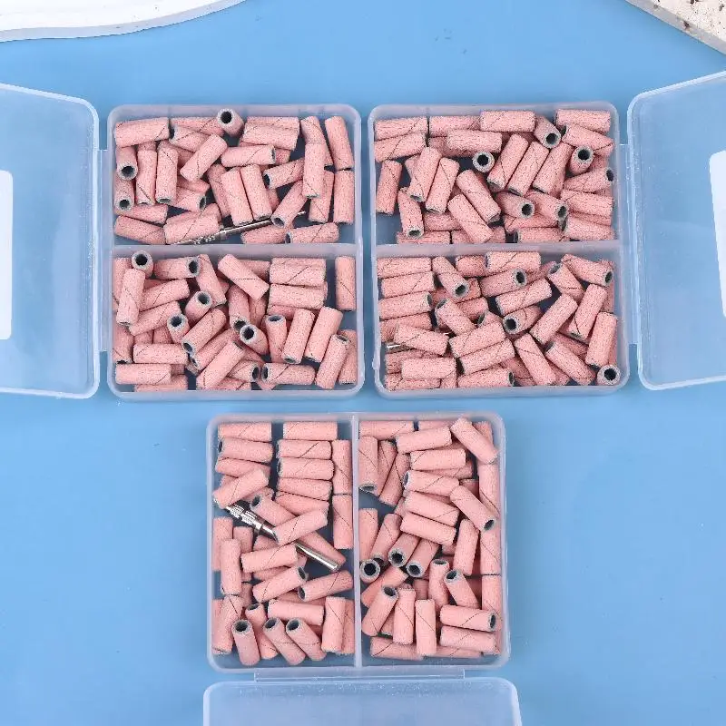 아크릴 폴리쉬 리무버 파일 네일 액세서리 도구 3.1mm 80개 미니 네일 샌딩 밴드 전동 네일 드릴 비트