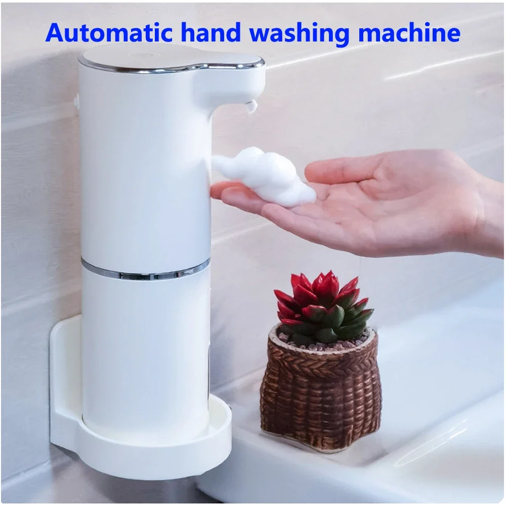 

Touchless Automatic Foaming Soap Dispenser Rechargeable Infrared Motion Sensor Hand Sanitizer for Bathroom Kitchen Countertop