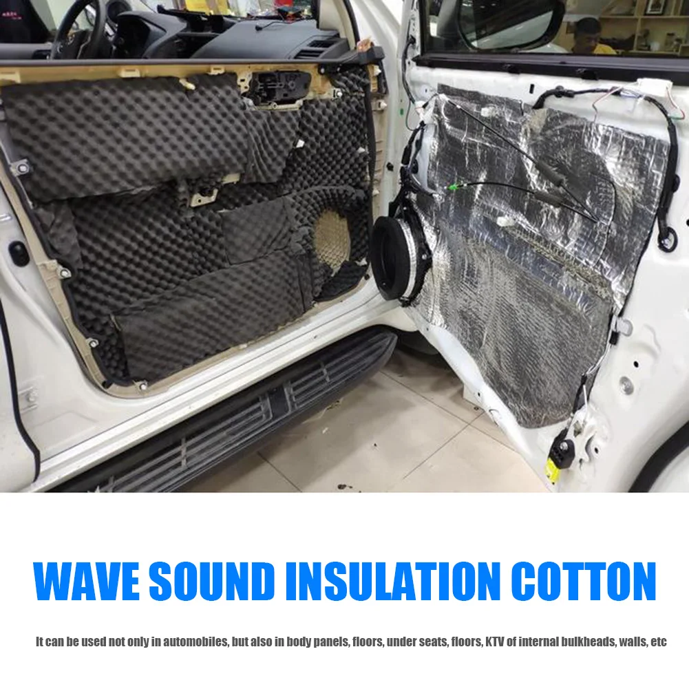Car Sound Deadening Mat 18mm Thick PVC NBR Noise Insulation Foam