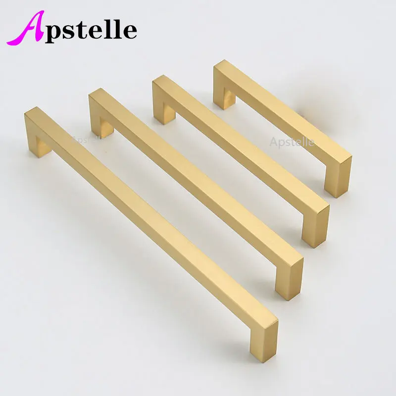 

Modern style recyclable furniture handle kitchen pull cabinet solid square bar handle