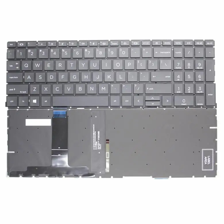 Nuovo Per Hp Probook 450 G8 455 G8 455R G8 Hsn-Q27C-5 650 G8 Us Keyboard Us Con Retroilluminazione