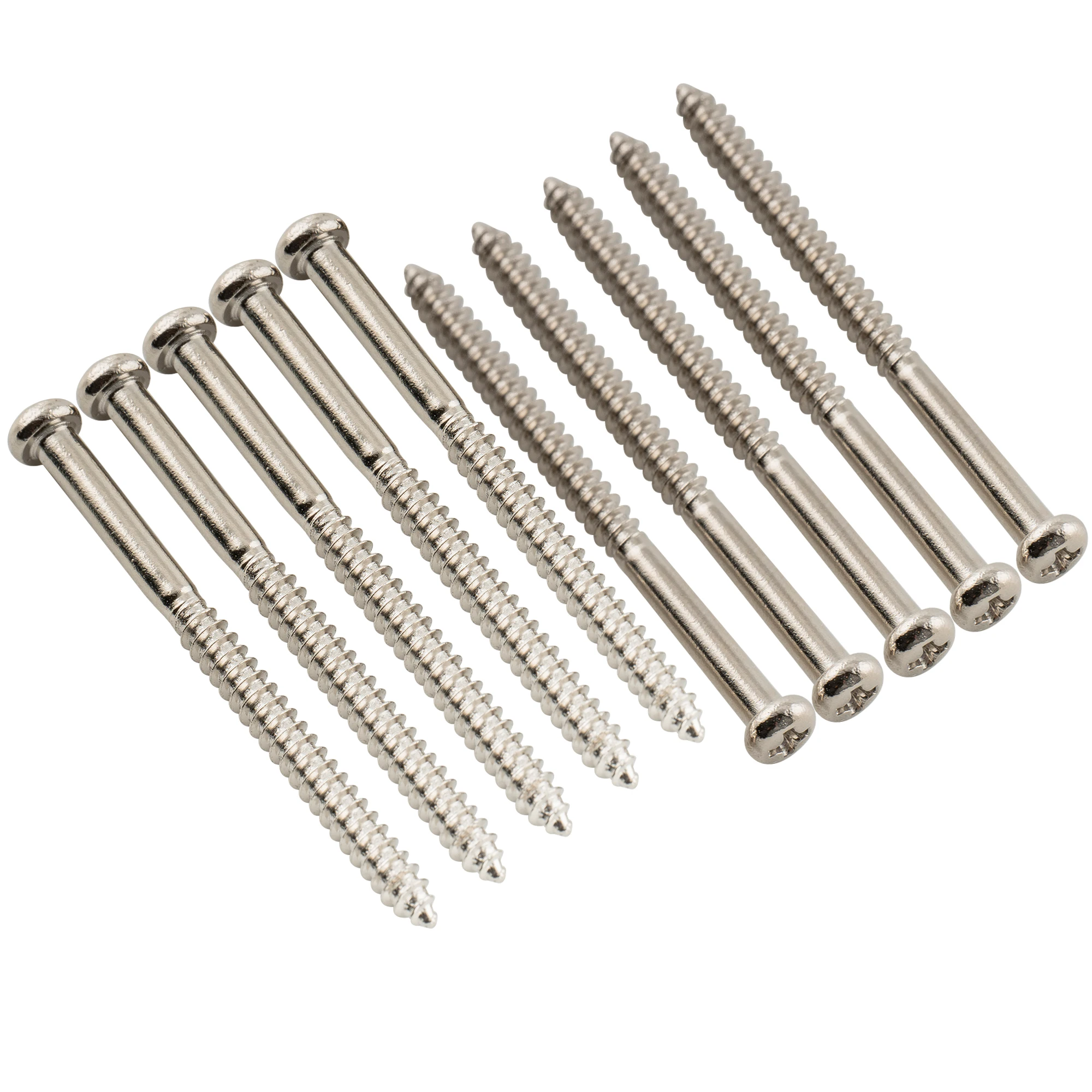 Musiclily Ultra 2,6 x 35 mm Edelstahl-Tonabnehmer-Befestigungsschrauben für JB PB P90 JM Style E-Gitarre-Bass-Tonabnehmer (10er-Set) – Detail 15