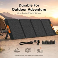 Panneau solaire pliable de 200W, portable, imperméable, monocristallin, chargeur solaire pour générateur solaire, camping-car, alimentation hors réseau en extérieur. 5