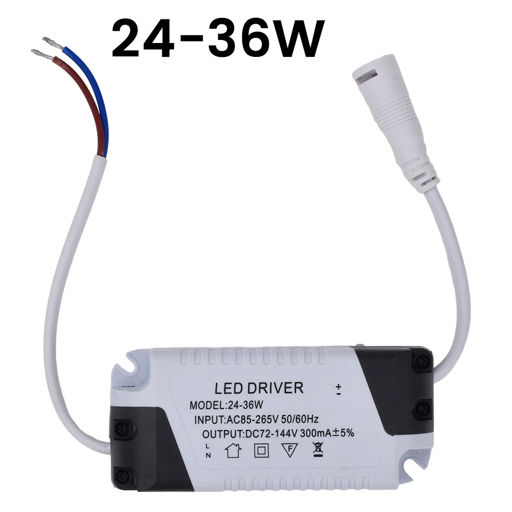 LED 드라이버 정전류 AC 85-265V 1-3W 4-7W 8-12W 12-18W 18-25W 커넥터 패널 조명용 전원 공급 장치 어댑터 변압기
