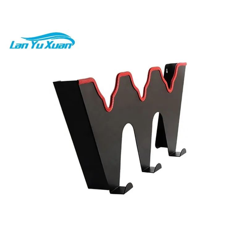 

Black Triple Car Polishing Machine Polisher Shelf Holder For Detailing