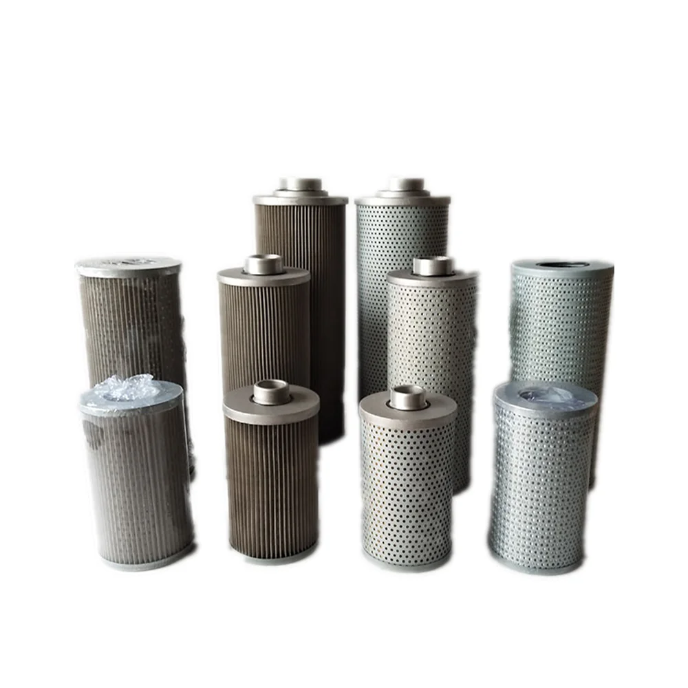 Industrial hydraulic oil return filter element 1 inch 1.5 inch 2 large flow diesel filter element steel mesh paper mesh