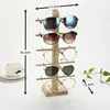 Multi Layers Wood Sunglass Display Racks Shelf Eyeglasses Show Stand Jewelry Holder For Multi Pairs Glasses Showcase Women 6