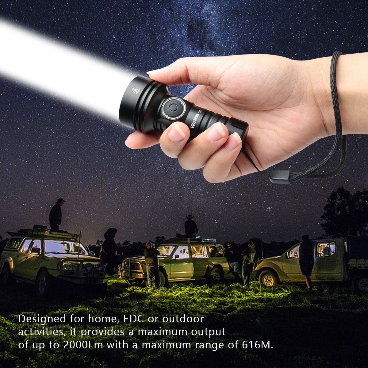 Wurkkos TS11 Mini 18350 Zaklamp Usb C Oplaadbare Edc SFT40 Torch Krachtige 2000LM Rgb Extra IP68 Waterdichte Anduril 2.0