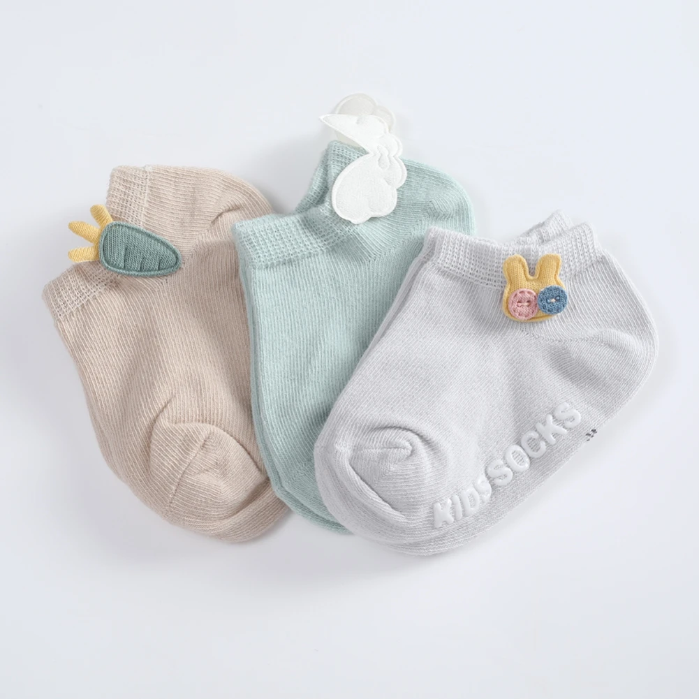 

3 Pairs/Lot Infant Floor Sock Newborn Socks Dispensing Glue Non-slip Boys Girls Baby Socks Kids Sock 0-5 Years