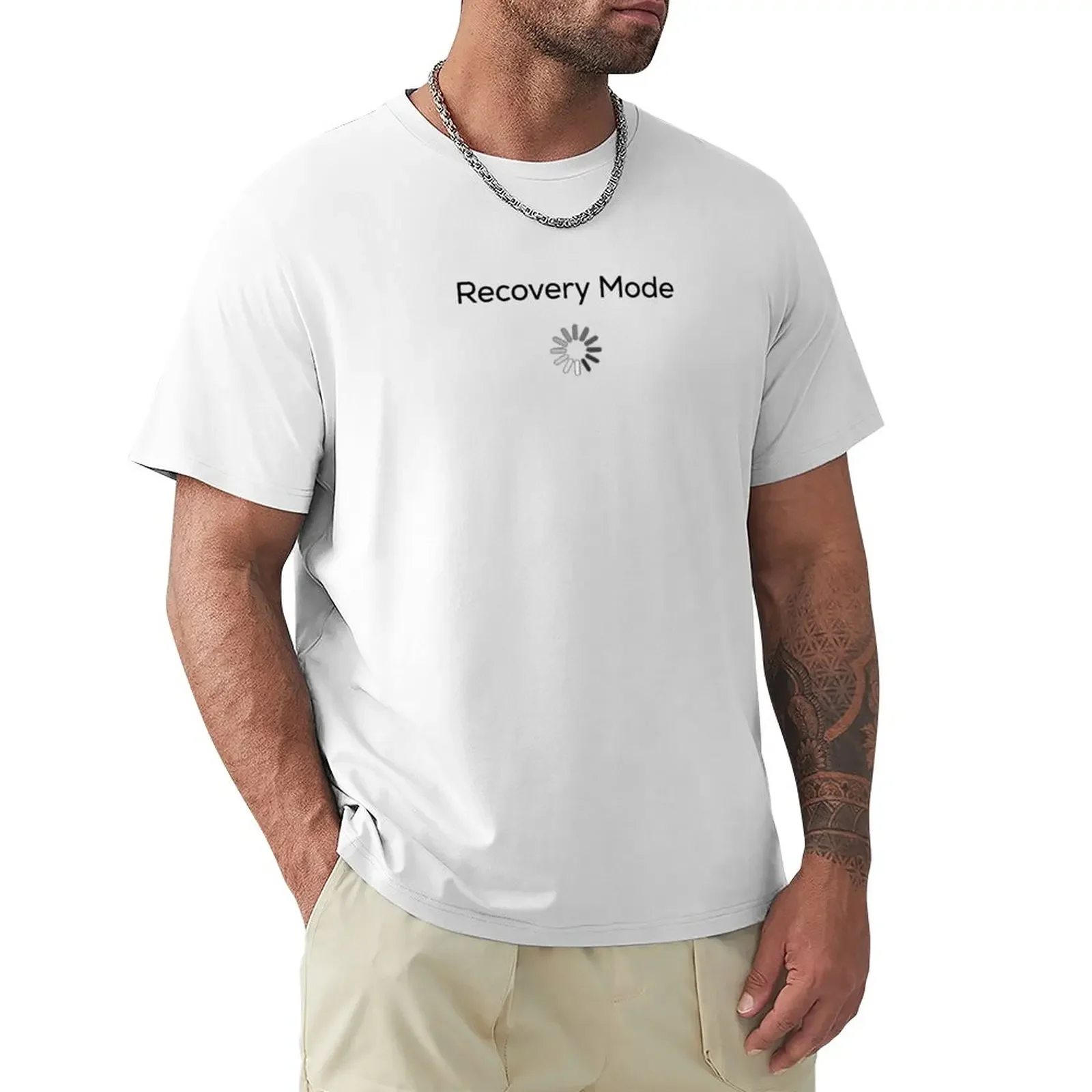 

Recovery Mode T-Shirt custom t shirts design your own anime clothes graphic t shirts custom t shirt shirts for men cotton