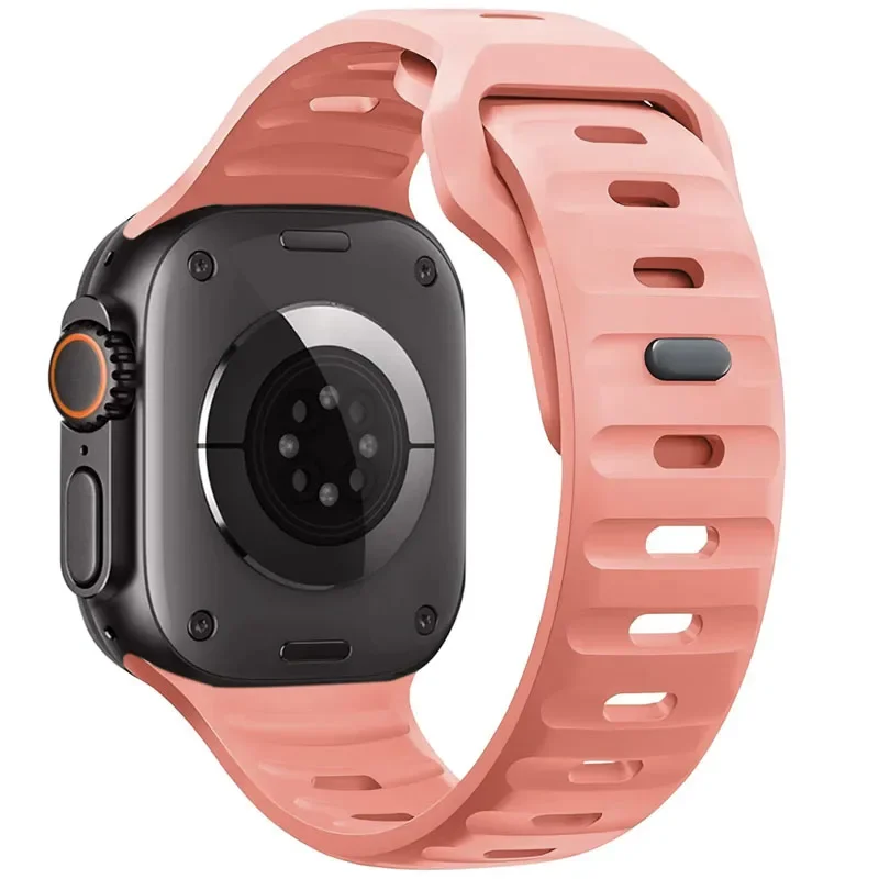Premium Sports Silicone Strap for Apple Watch - Durable and Comfortable Watchband Accessory