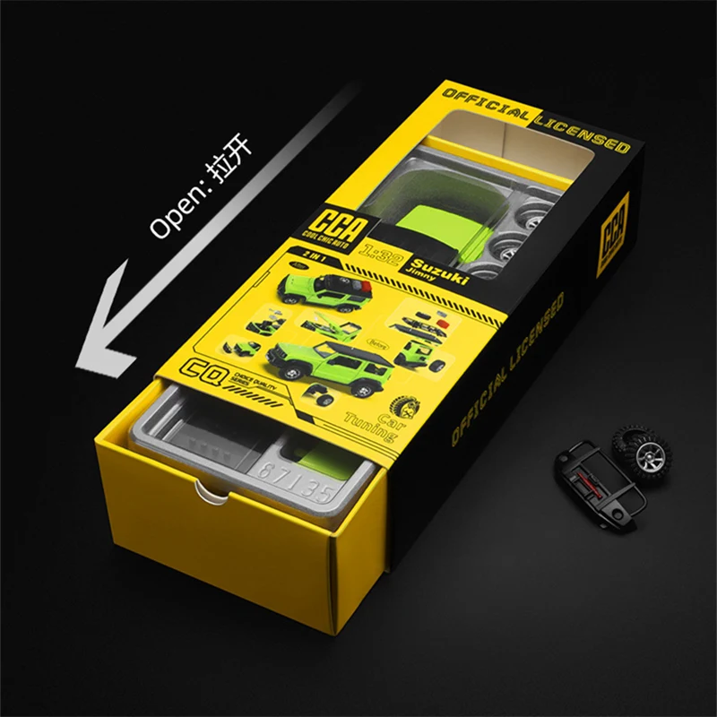 Assembly Version 1:32 Suzuki Jimny SUV Alloy Modified Car Model Diecasts Metal Off-road Vehicles Model Simulation Kids Toys Gift 3