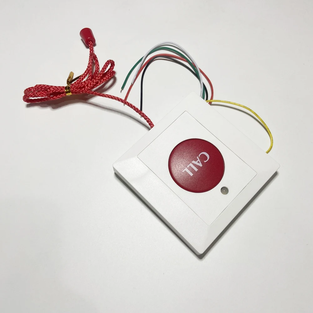 Emergency Alarm Button NC NO Output Signal Options With LED Rope Style Pull To Alarm Panic Calling Auto Restoration 10 PCS