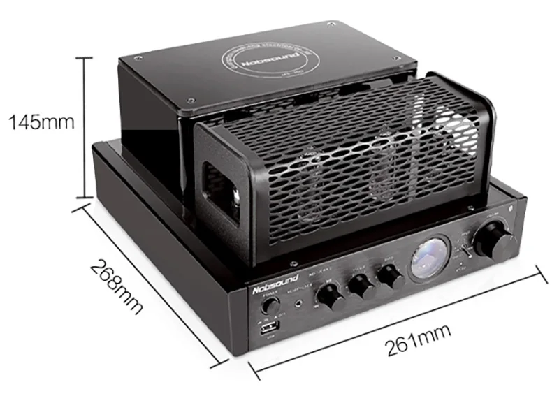 Lyele Audio 6n1 6p1 Vacuum Tube Amplifier Headphone Amplifier Hifi Stereo High Power Audio 25w*2 Usb Player Bluetooth 4.2 Ac220v