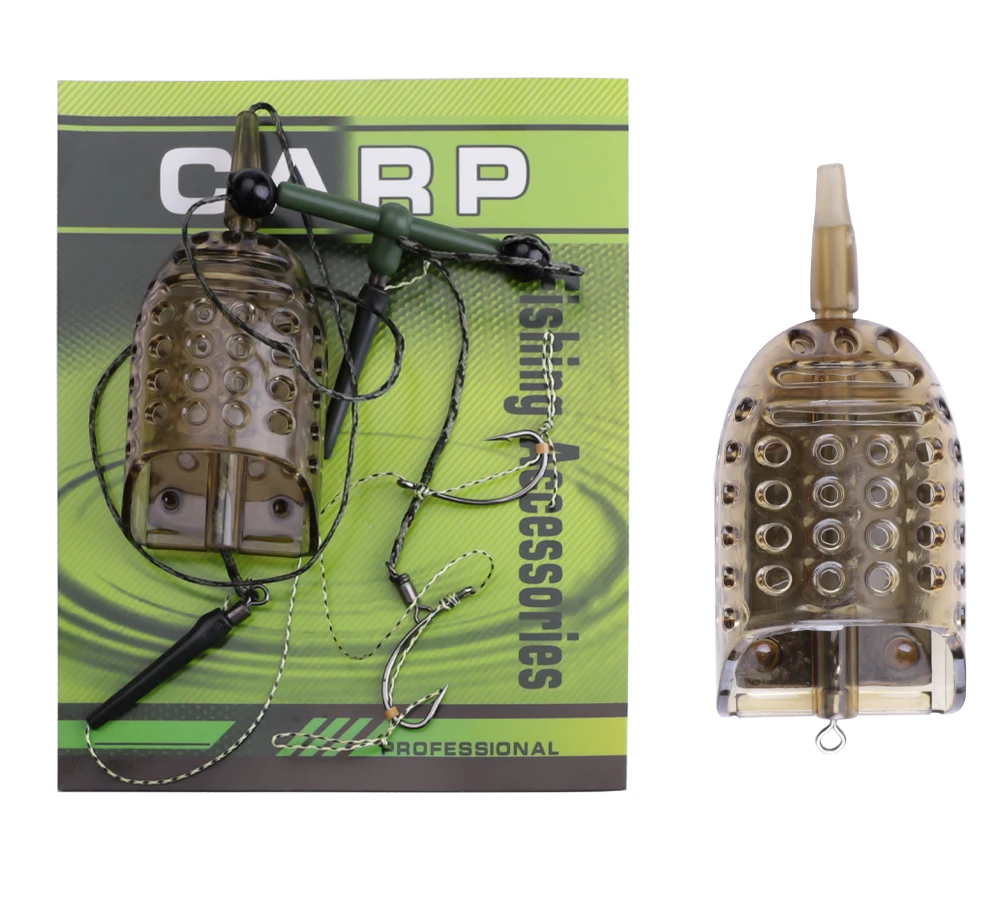 Description Picture 6 of itemFTK Feeders Fishing Bait Feeders Feeder Bait 40g-90g Feeder Tool Fishing Bait Holder Inline Method Thrower Carp Bait Thrower