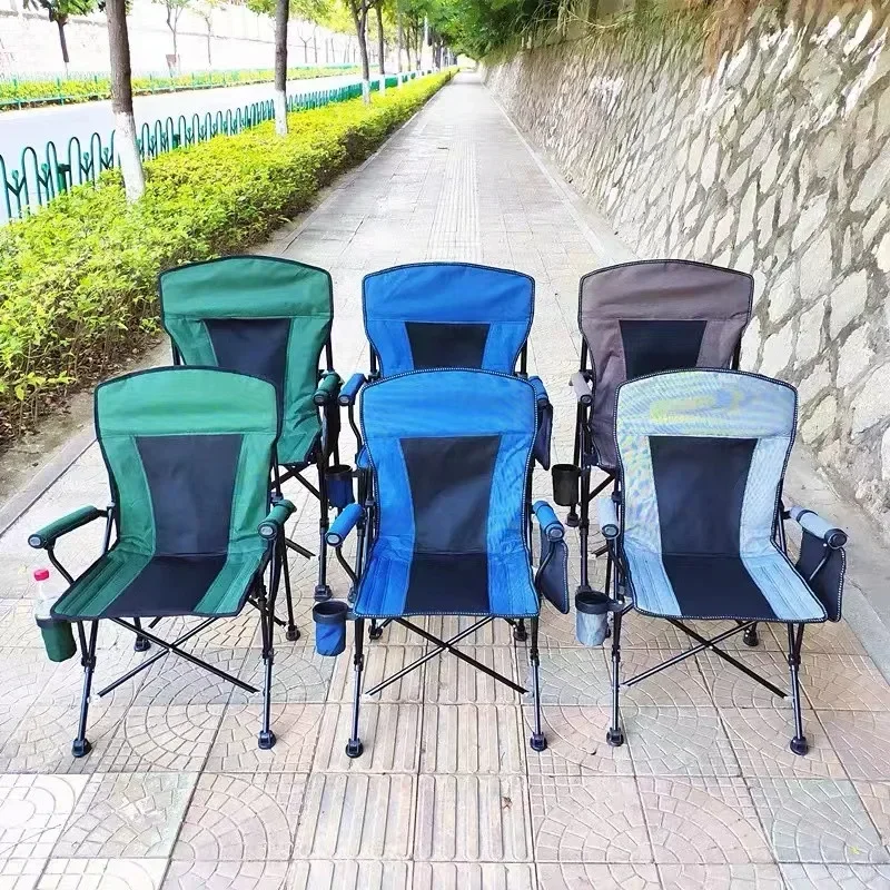 Comfortable Outdoor Patio lightweight Oxford Portable Adjustable folding fishing beach camping chair