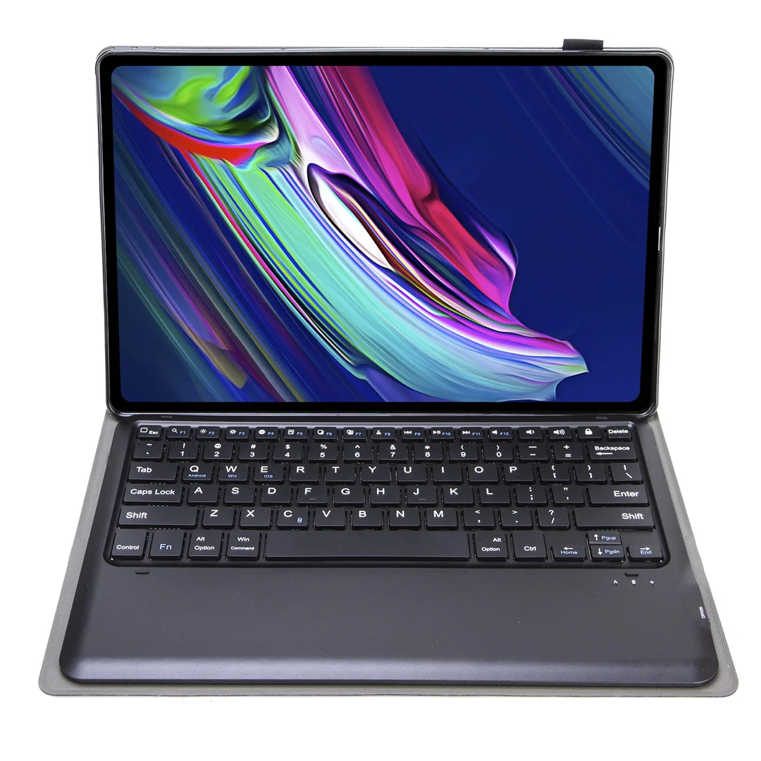 Teclado Destacável para Lenovo Xiaoxin Almofada Pro 12.6 Tab P12 Pro Tb-q706f Capa de Couro Magnético Inteligente Tablet Funda Escudo Case - Imagem 2