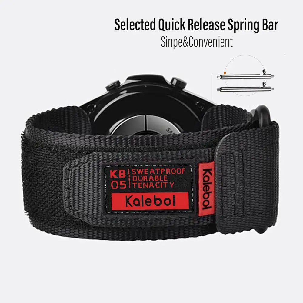 Versatile Nylon Watch Strap - Premium Band Bracelet, 20/22mm Size